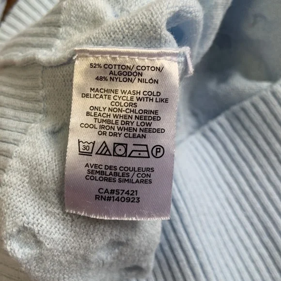 SOLD ❤️Loft Bubble Sweater in Blue🦋 - Picture 10 of 10